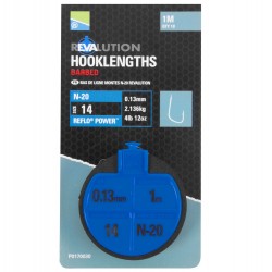 Carlige Legate Preston - Revalution Hooklengths N-20 Size 14 Carlige Legate Preston - Revalution Hooklengths N-20 Size 14